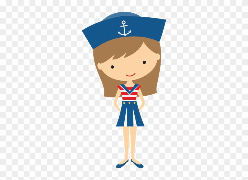 Personnages, Illustration, Individu, Personne, Gens - Girl Sailor Clipart #900014