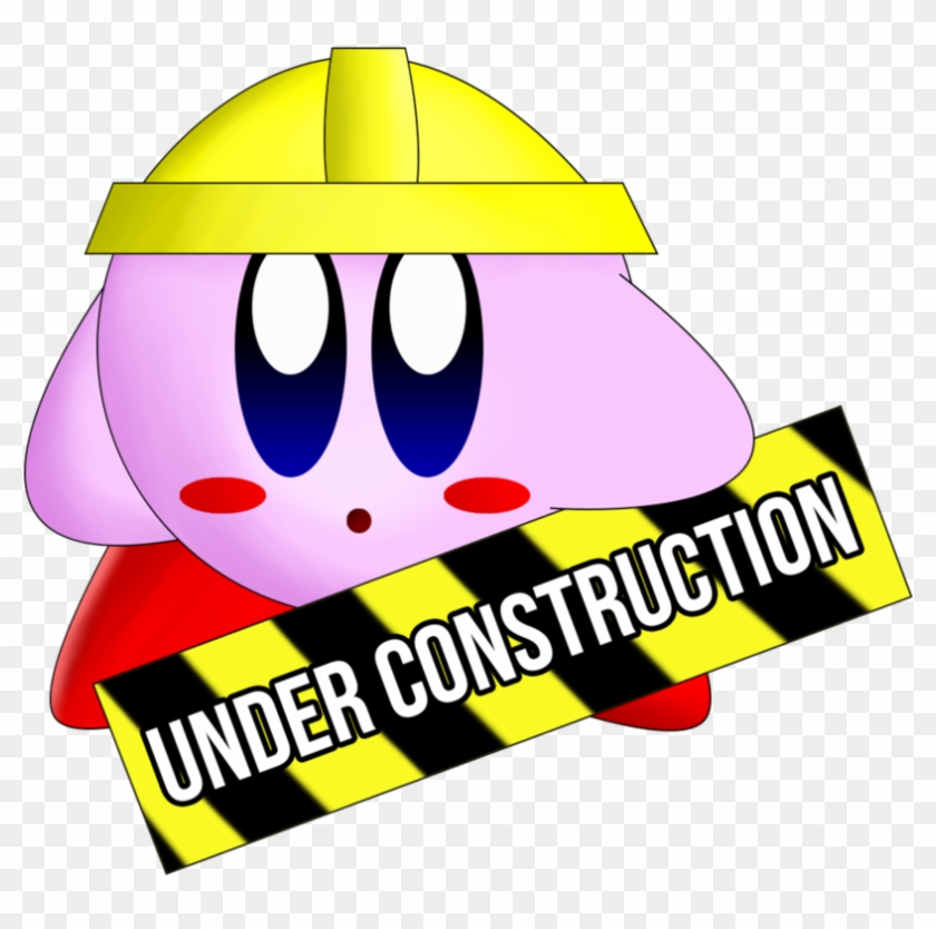 Under Construction Graphic By Pupsdraws - Kirby Under Construction #900141