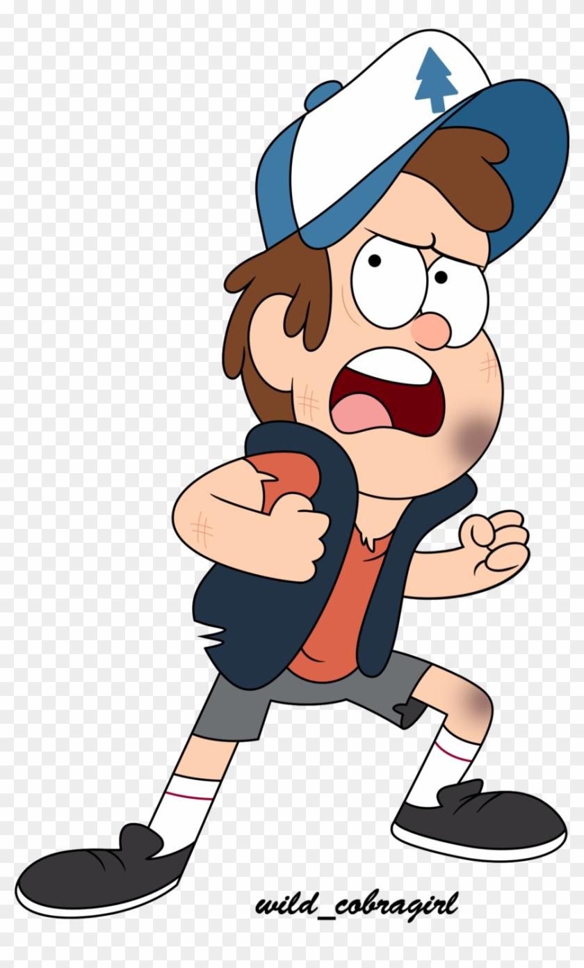 Dipper Fights Against Bill By Wild-cobragirl - Dipper Pines Fighting #900164