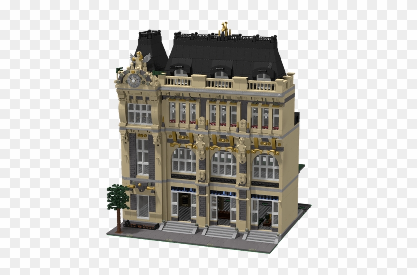 Inspired The Famous Gare De Lyon In Paris, The - Lego French House #900213