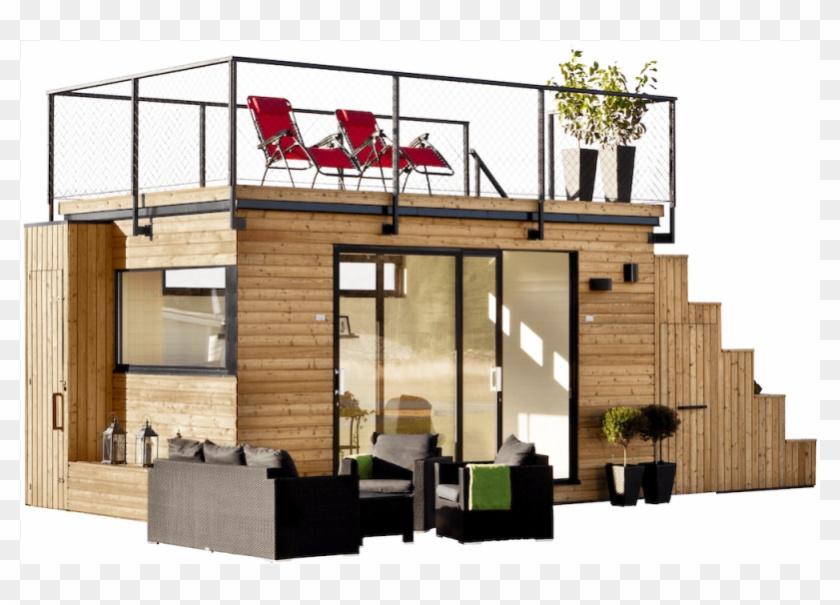 Pergolas - Mini Haus Mit Dachterrasse #900279