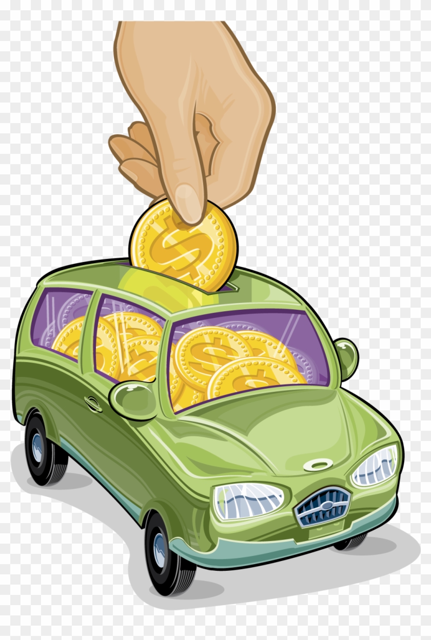 How Much Money Do I Put Towards My Car - Money In Car Png #900295