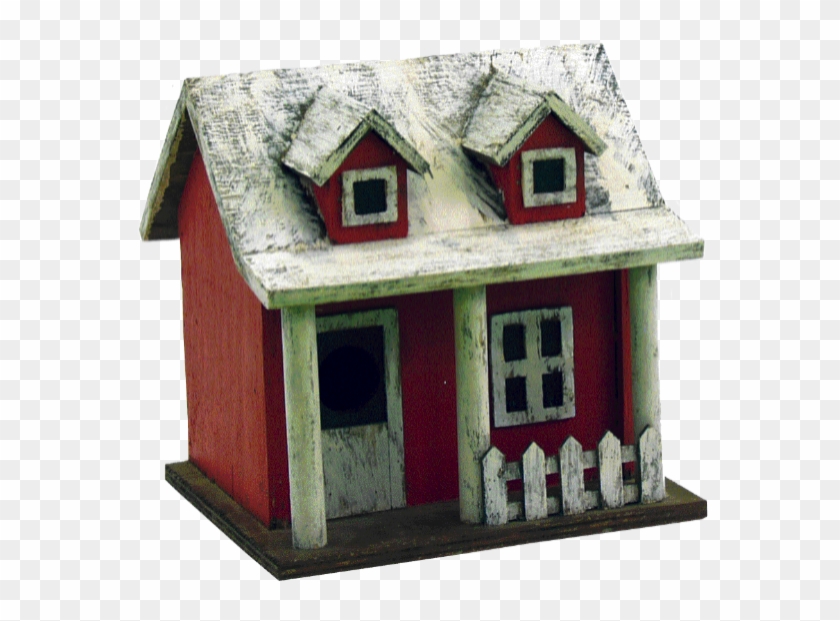 Picket Fence Cottage Birdhouse - Songbird Essentials Picket Fence Cottage Birdhouse #900374