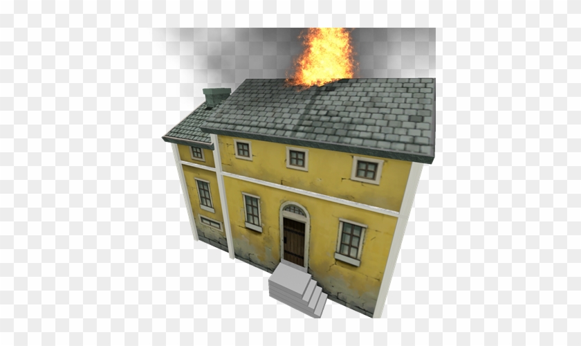 Realistic Burning House - Flame #900416