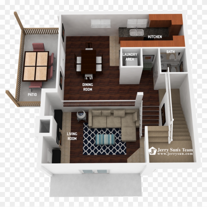 3d Floor Plan-ground2 - Floor Plan #900548