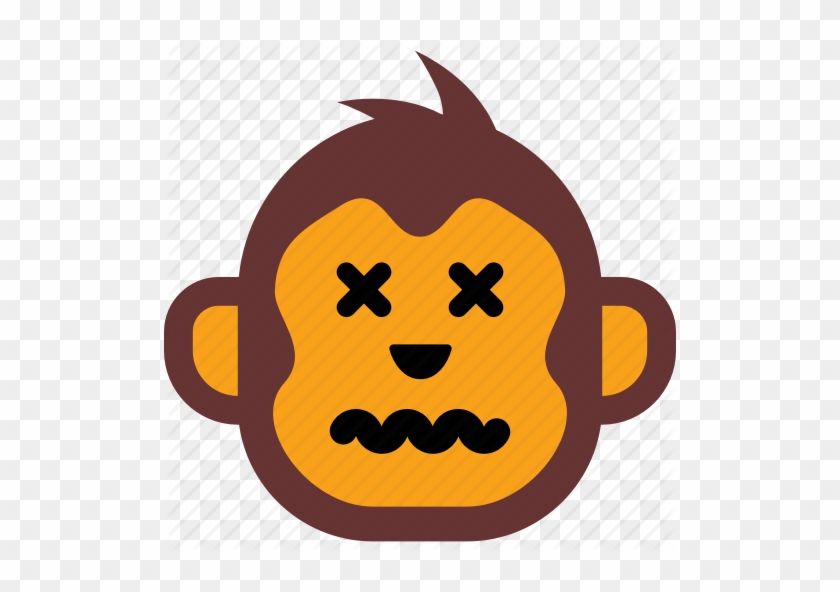 Sick Clipart Monkey - Emoticon #900552