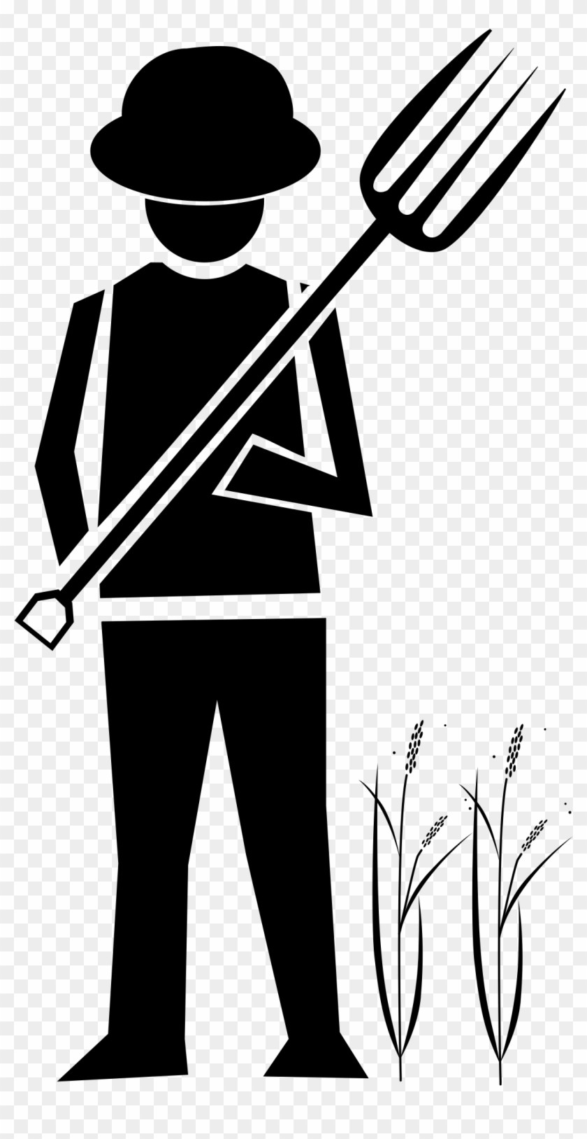 Farmer Clipart Fork - Farmer Png #900589