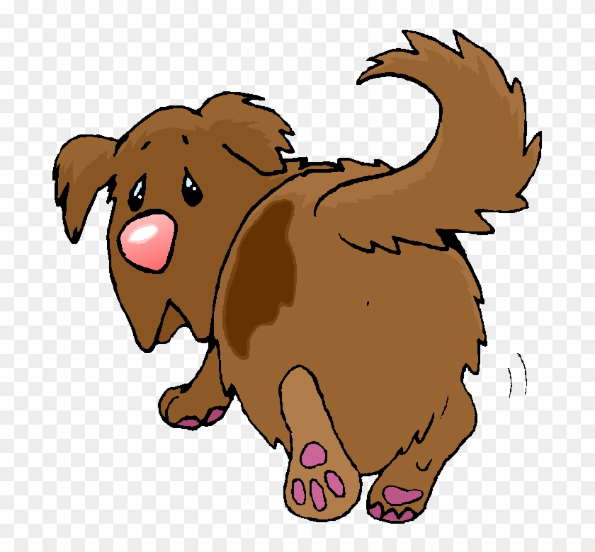 Sad Puppy Cartoon For Kids - Dog - Free Transparent PNG Clipart Images  Download