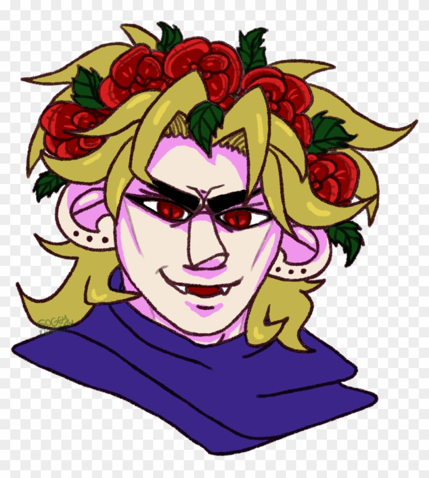 Flower Crown Dio By Soggydrawing Flower Crown Dio By - Cartoon #900719
