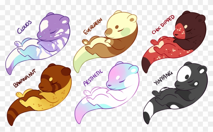 Otter Adopts By Ponacho - Cartoon #900730