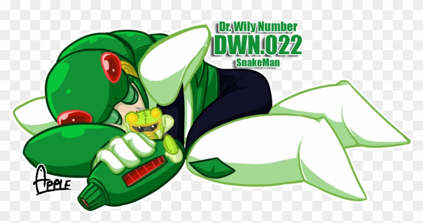 Dwn22 Snakeman By Applesrockxp - Mega Man Snake Man #900898