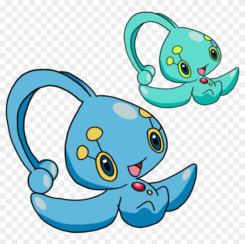 Manaphy Images Manaphy Hd Wallpaper And Background - Manaphy Vs Shiny Manaphy #900998