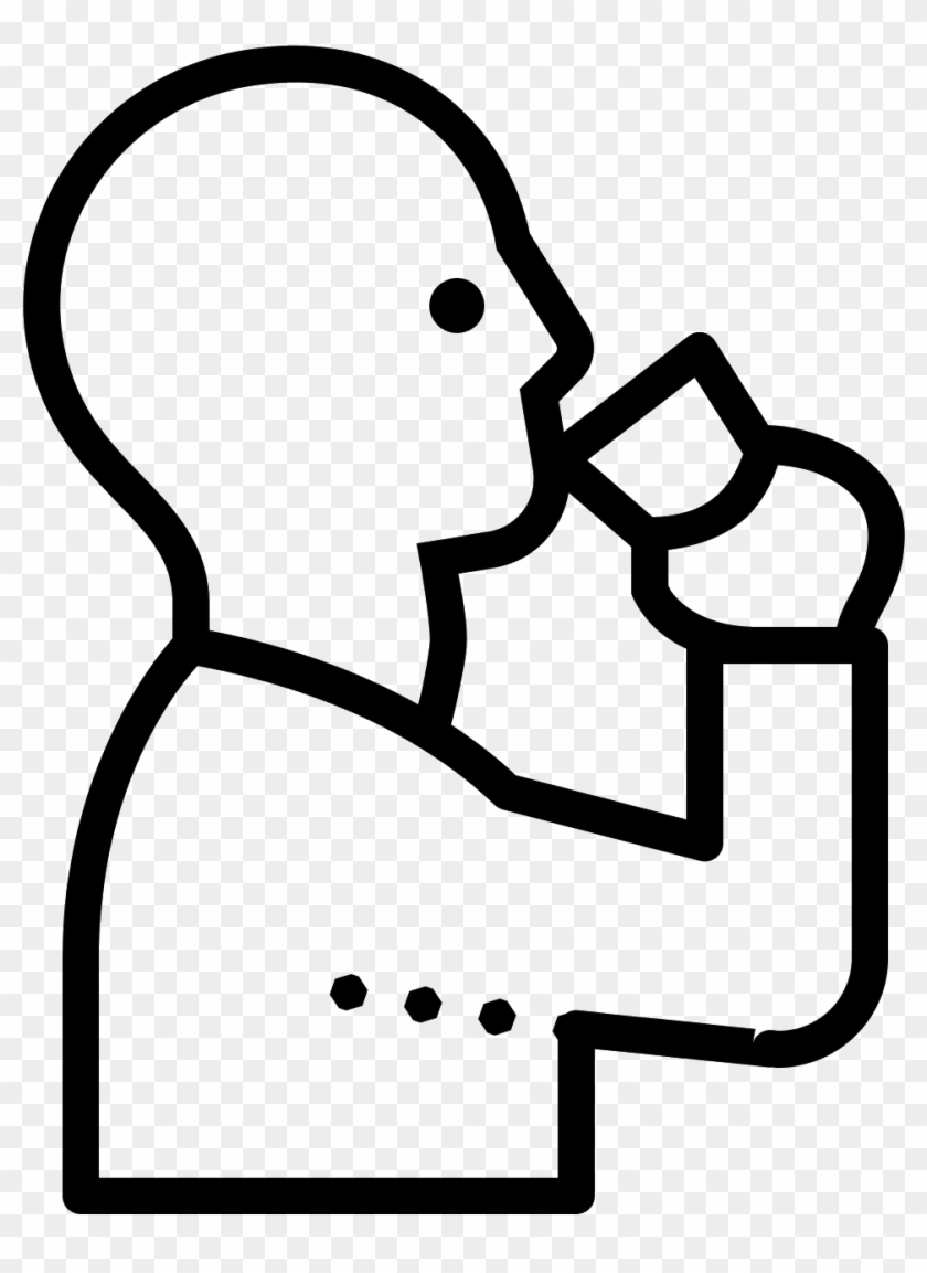 Drinking Icon - Drinking Water Icon #901009