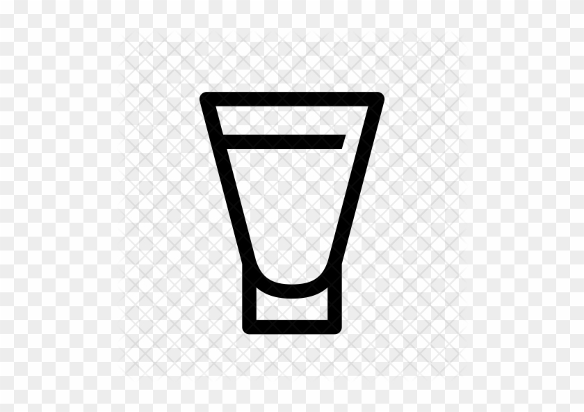 Vodka Clipart Svg - Shot Glass.