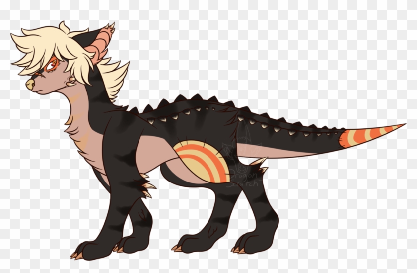 Crocodile Skink Darkky By Dragon-scratch - Cartoon #901185