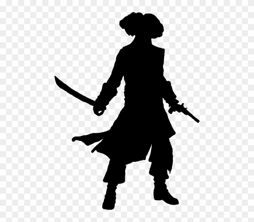 Free Png Pirate Flag Png Images Transparent - Silhouette Of A Pirate #901267