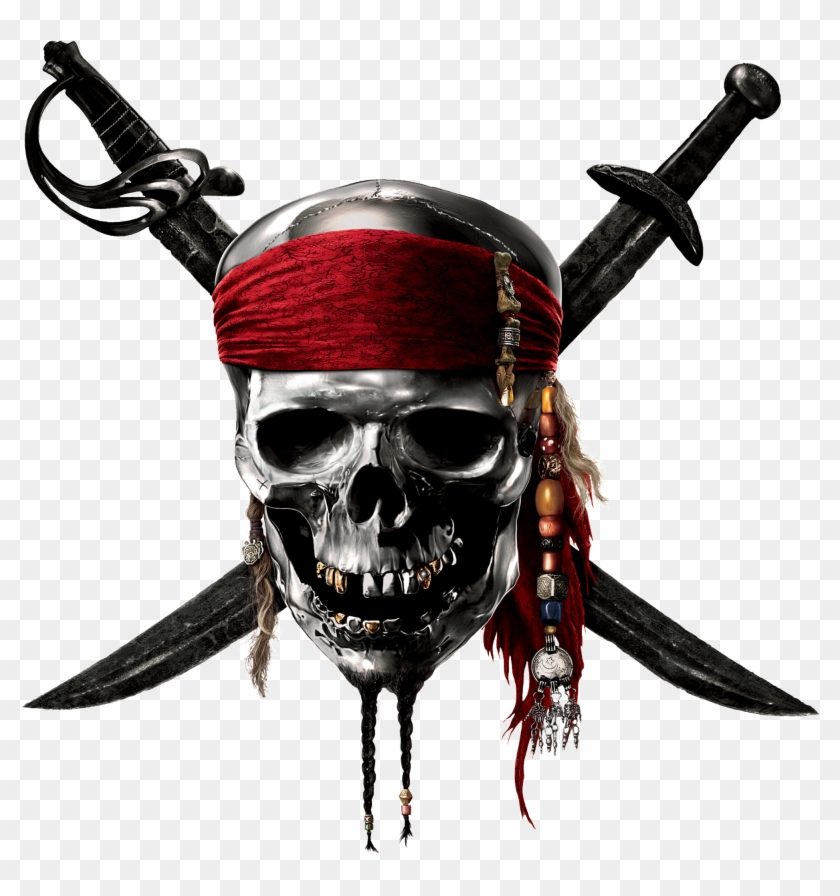 Pirates Of The Caribbean Png Transparent Image - Pirates Of The Caribbean Skull #901282