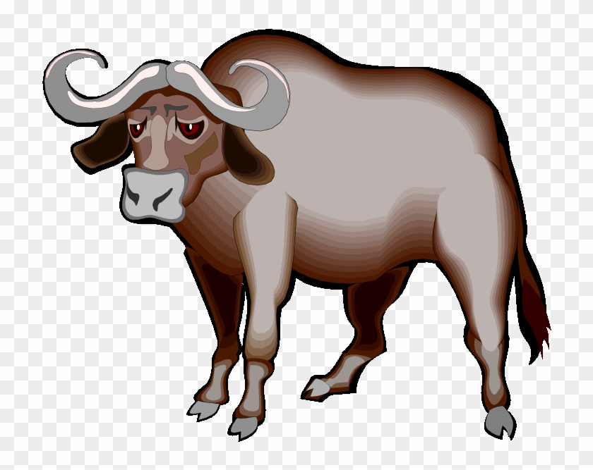 Water Buffalo Clipart Cute - Buffalo Clipart #901320