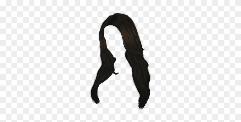 Long Black Women Hair - Women Black Hair Clipart #901333