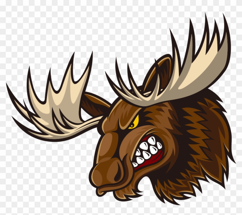 Moose Deer Elk Cartoon - Angry Moose Cartoon #901428