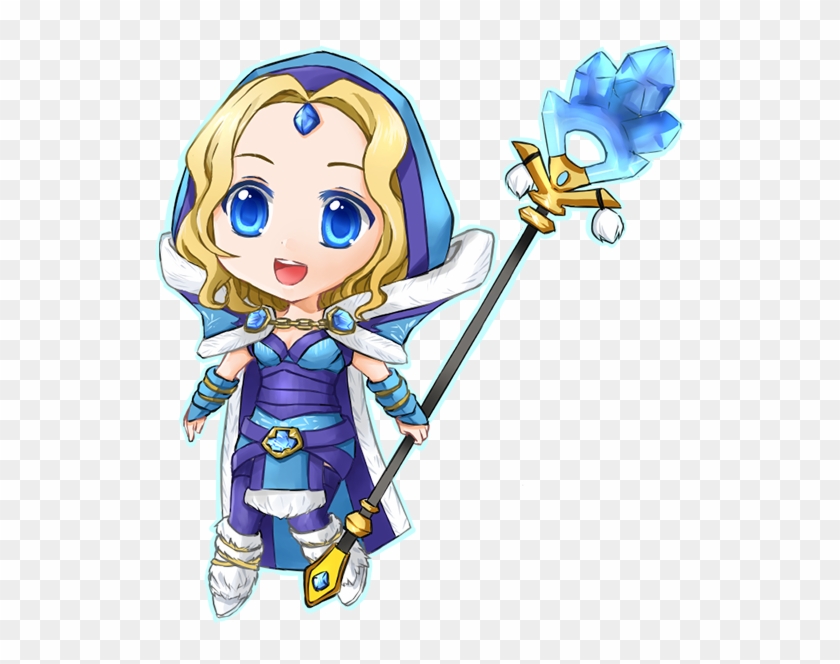 Crystal Maiden Chibi By Seika - Crystal Maiden Dota 2 Chibi #901539