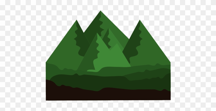 Isolated Mountains View Vector Illustration - Mountain View #901641