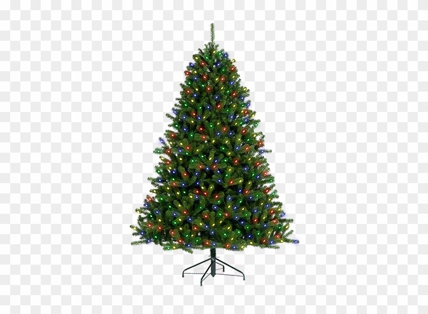 The Villa Pine Pre-lit Led Artificial Christmas Tree - Chirstmas Tree In Metal #901811