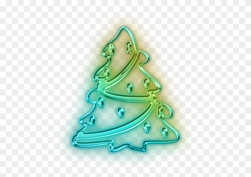 Download Christmas Trees - Christmas Tree Neon Transparent #901828