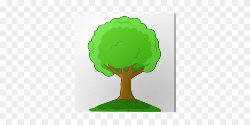 Leinwandbild Vektor Illustration Cartoon Baum Isoliert Illustration Free Transparent Png Clipart Images Download