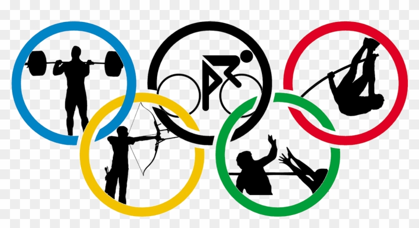 Olympic Rings Filled Populated With Athletes By Diema - Olympic 2016 #901941