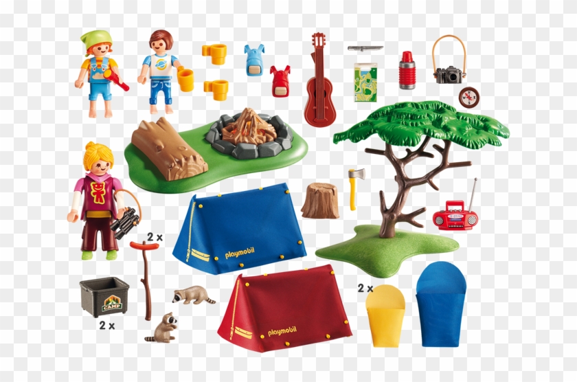 Playmobil Camping Site With Fire - Playmobil 6888 - Zeltlager Mit Led-lagerfeuer Toys/spielzeug #902034