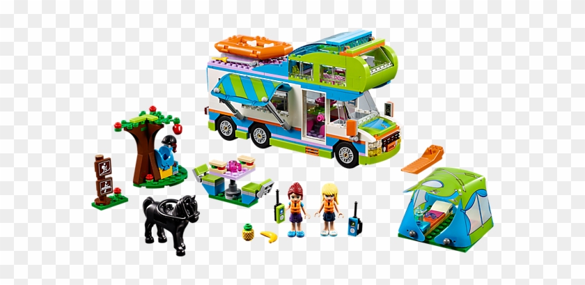 Mia Et Stéphanie Partent Camper Dans Ce Camping-car - Lego Camper Van #902060