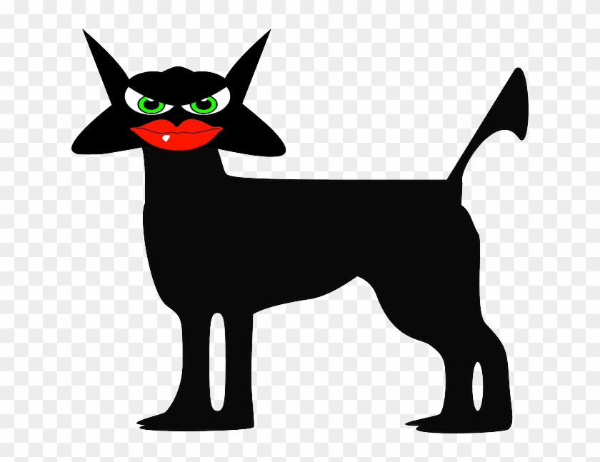 Cat, Red, Cartoon, Lips, Dog, Animal - Clip Art #902117