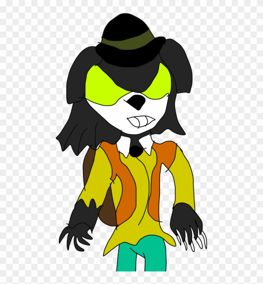 Mustafa The Black Dog Oc Summer Day - Cartoon #902127