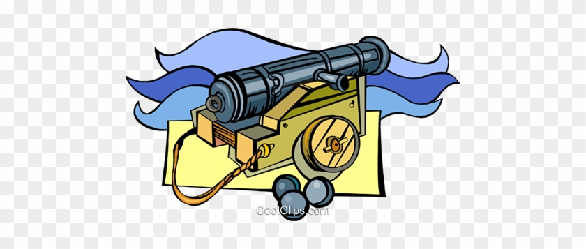 Canon, Weapon, Pirates Royalty Free Vector Clip Art - Cannon #902154