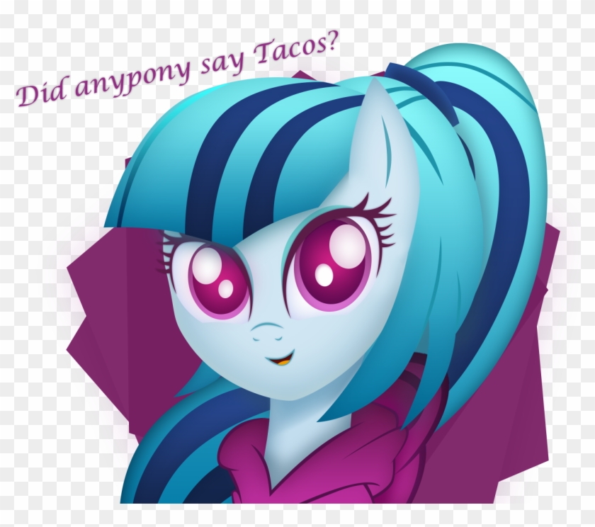 Sonata Dusk Is Excited About Tacos By Vipeydashie - Cartoon #902239