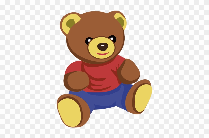 Cartoon Teddy Bear - Toy Png Vector #902276