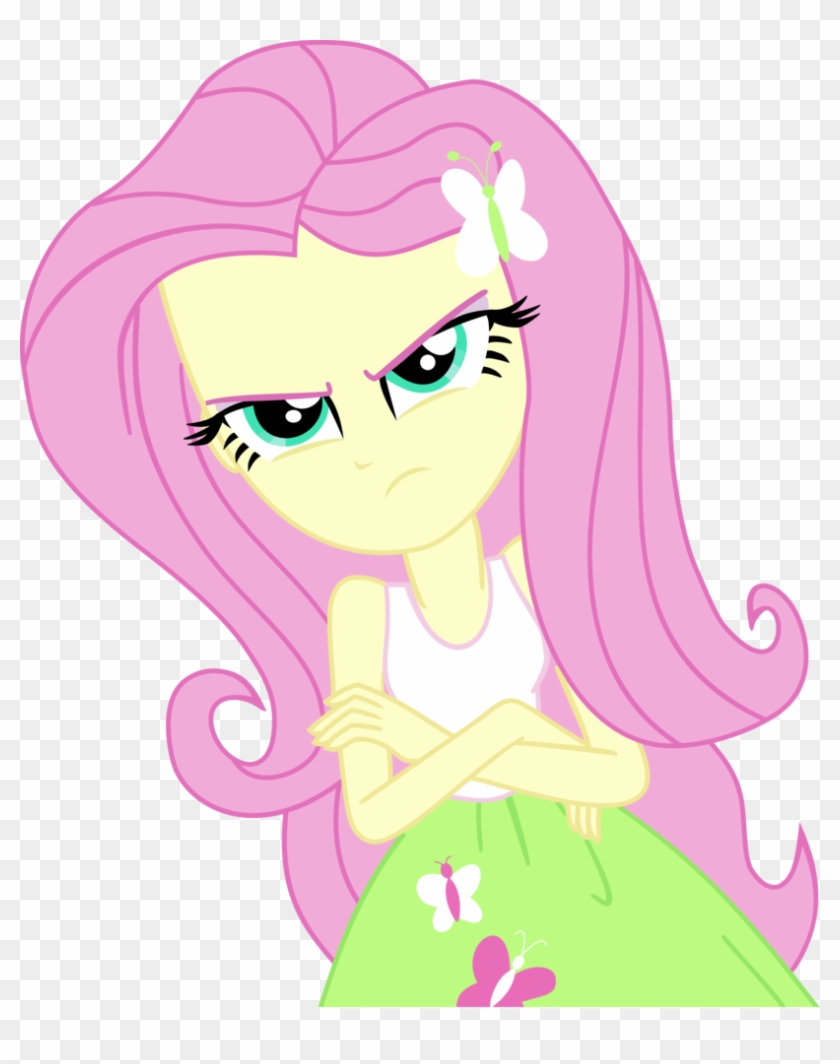 Fluttershy Angry Face Download - Mlp Eg Fluttershy Angry #902288