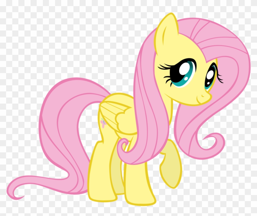 Fluttershy Happy By The3javi Fluttershy Face Happy - Mlp Fluttershy Standing #902290