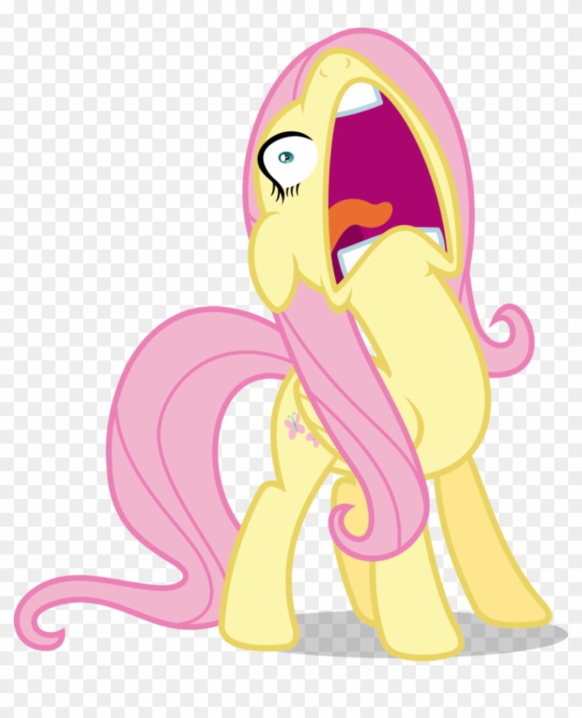 Mlp Fim Fluttershy Ahhh Vector By Luckreza8 On Deviantart - Mlp Fim Fluttershy #902295