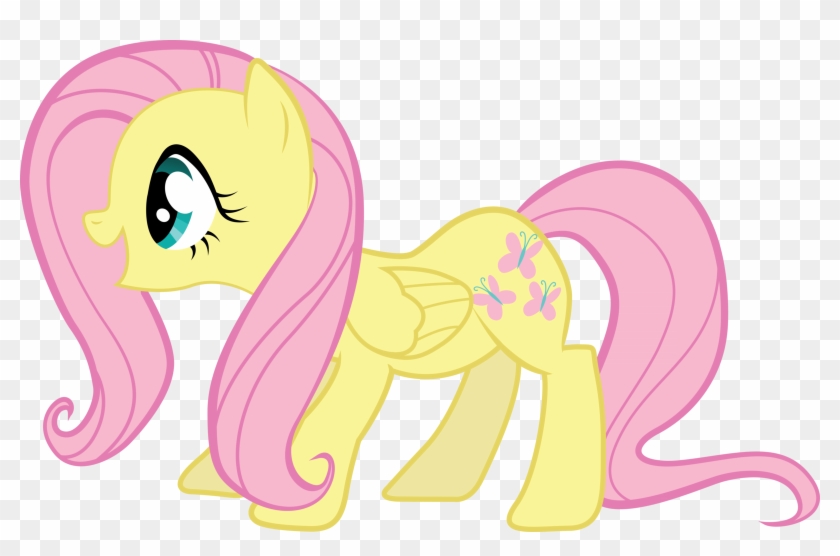 Mlp Fluttershy Happy Vector Download - Flutter Shy Mad #902317