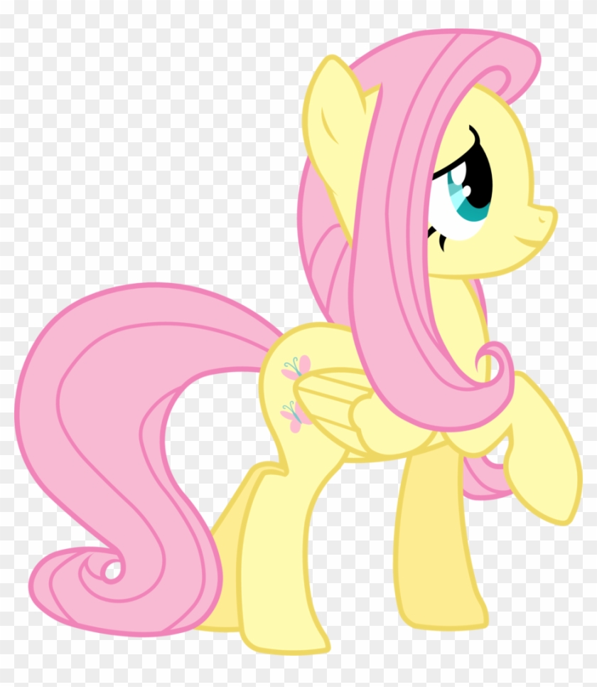 Mlp Fluttershy Happy Vector For Kids - Fluttershy Happy And Sad #902321
