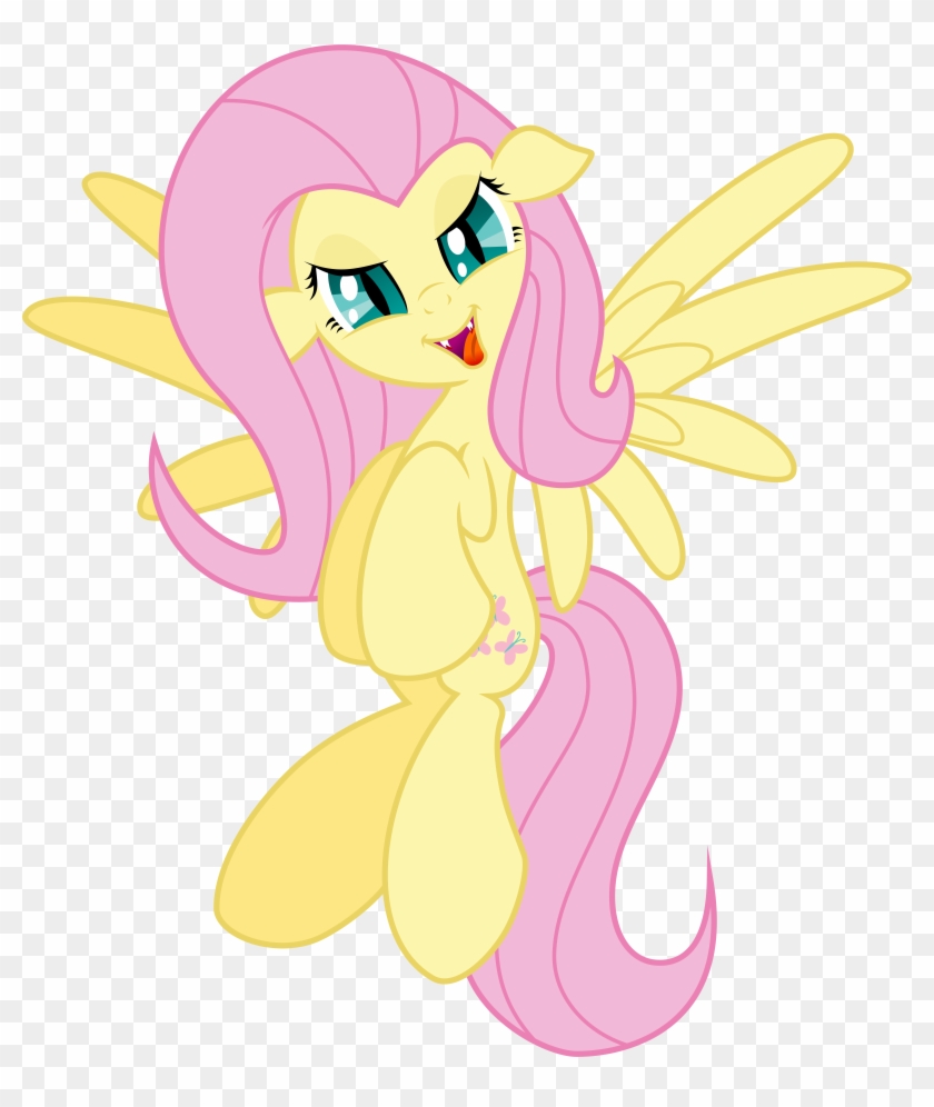 Mlp Fluttershy Happy Vector - Fluttershy Sexy Vector #902403