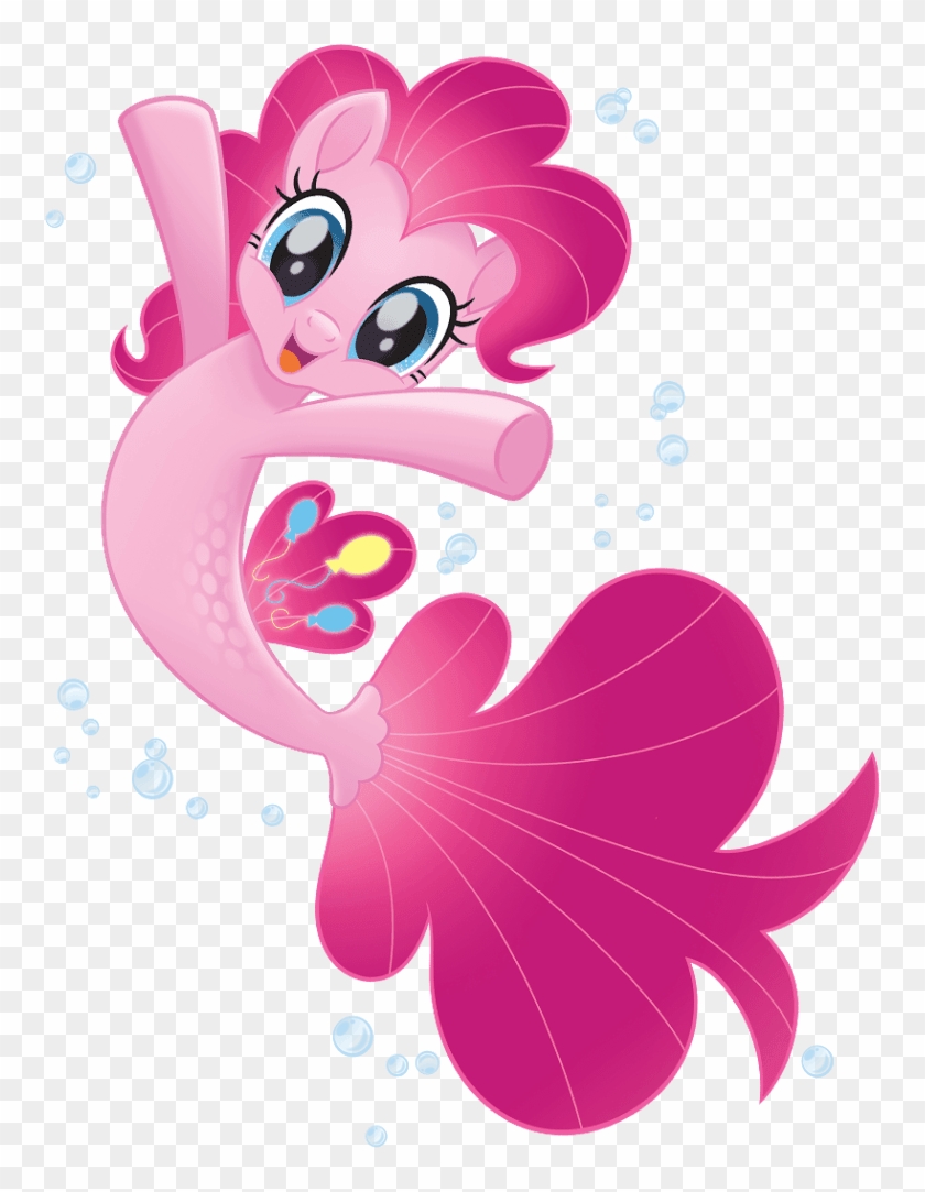 Mlp The Movie Seapony Pinkie Pie Official Artwork - My Little Pony Pinkie Pie Seapony #902442
