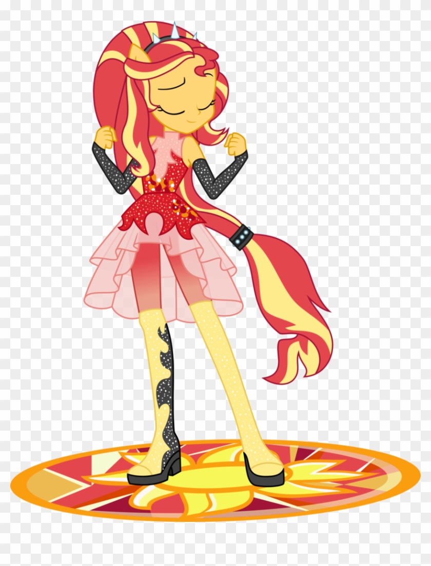 Phucknuckl, Clothes, Equestria Girls, Eyes Closed, - Sunset Shimmer Forgotten Friendship Transformation #902523