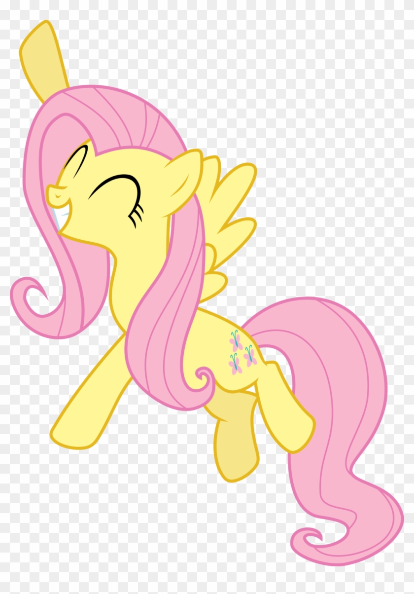 Happy Fluttershy - Fluttershy Happy Png #902577