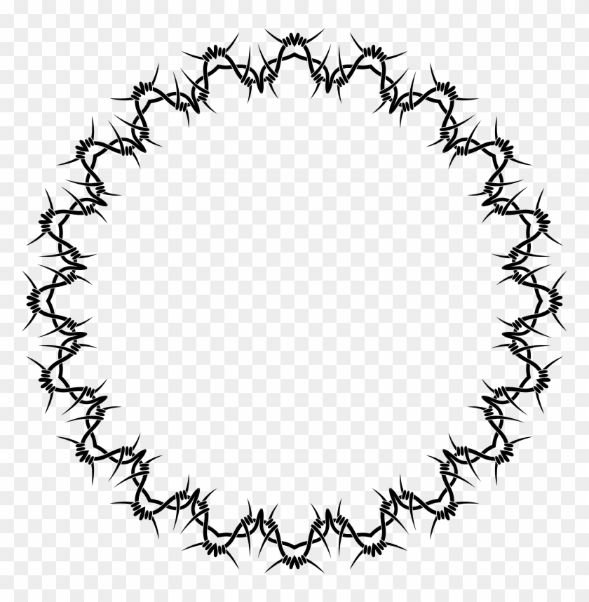 Medium Image - Svg Barbed Wire #902748