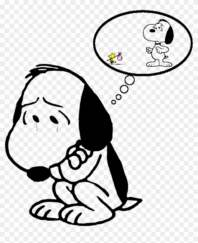 Snoopy Clipart Sad - Snoopy Sad #903096