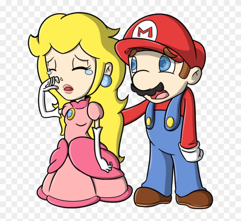 Sad Mario And Peach By Whitemaze - Princess Peach And Mario Sad #903100