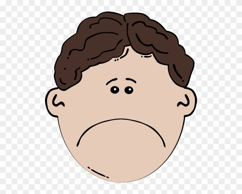 Sad Boy Clipart - Boy Face Clipart #903110